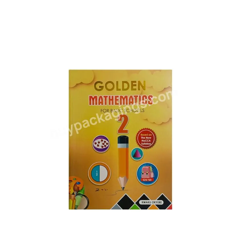 Quality African English Education Textbooks GOLDEN Mathematics Basic School Printing