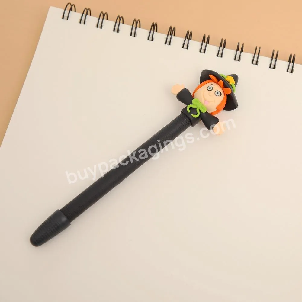 Quality Assurance Soft Clay Ballpoint Pen Cartoon Clay Ballpoint Pen