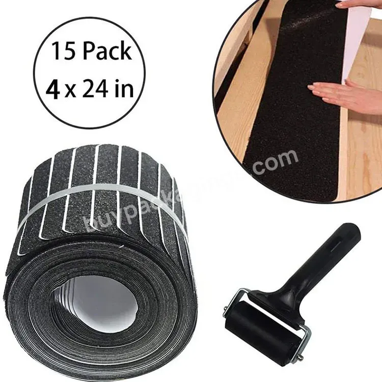 Qun Bang Moisture Resist Non Skid Tape Black Waterproof Acrylic Warning Tape 10 Boxes Double Side Tape Feature Waterproof 0.75mm