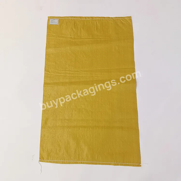 Raffia Printed Polypropylene Pp Woven Bag 50 Kilograms Rice Salt Corn Flour Maize Packaging Sacks