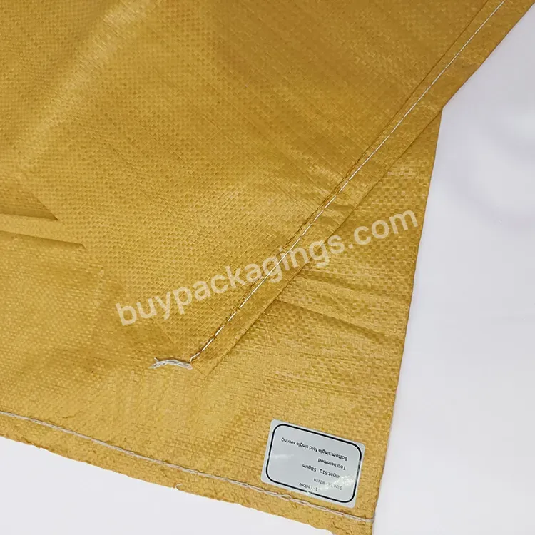 Raffia Printed Polypropylene Pp Woven Bag 50 Kilograms Rice Salt Corn Flour Maize Packaging Sacks