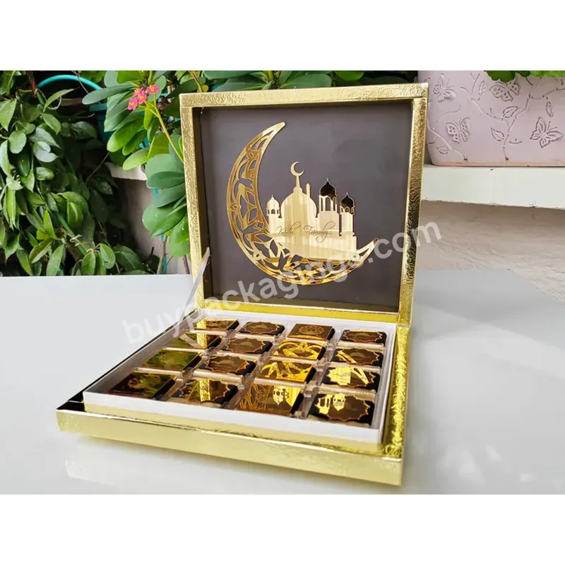 Ramadan Chocolate Box Ramadan Kareem Favors Eid Mubarak Gift Chocolate Pack Holiday Islamic Gift Paper Boxes