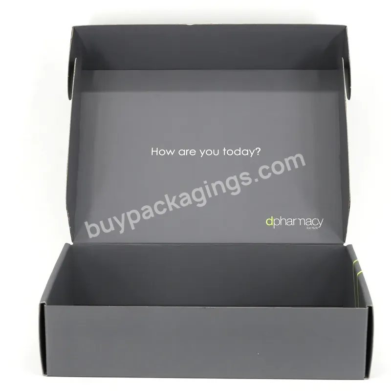 Ready Made Corrugated Corrugated Brown Shoe Packaging Box For Gift Packaging Kraft Paper Shipping Mailer Box