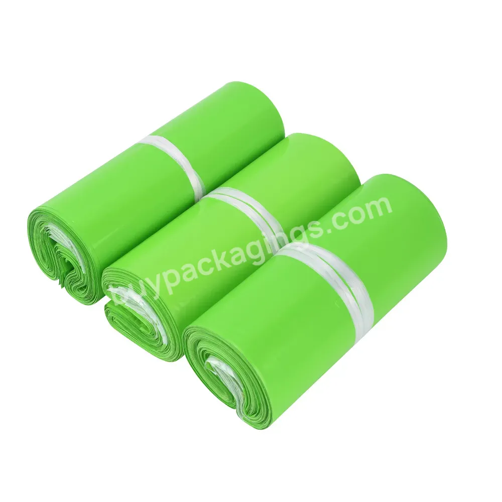 Ready To Ship Water Proof Bright Green Express Courier Bags Poly Mailer Small Poly Mailer Strong Adhesion