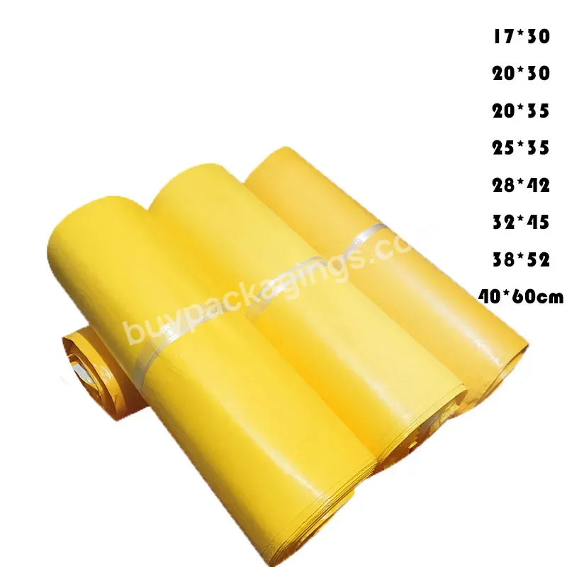 Ready To Ship Wholesale Waterproof Strong Adhesive Yellow Shipping Package Courier Poly Mailer Mailing Bags Plastic Bag - Buy Hot Sale Poly Mailer Plastic Bag,Wholesale Shipping Bags Waterproof,Custom Envelope Bags Clothes Shipping Bag.