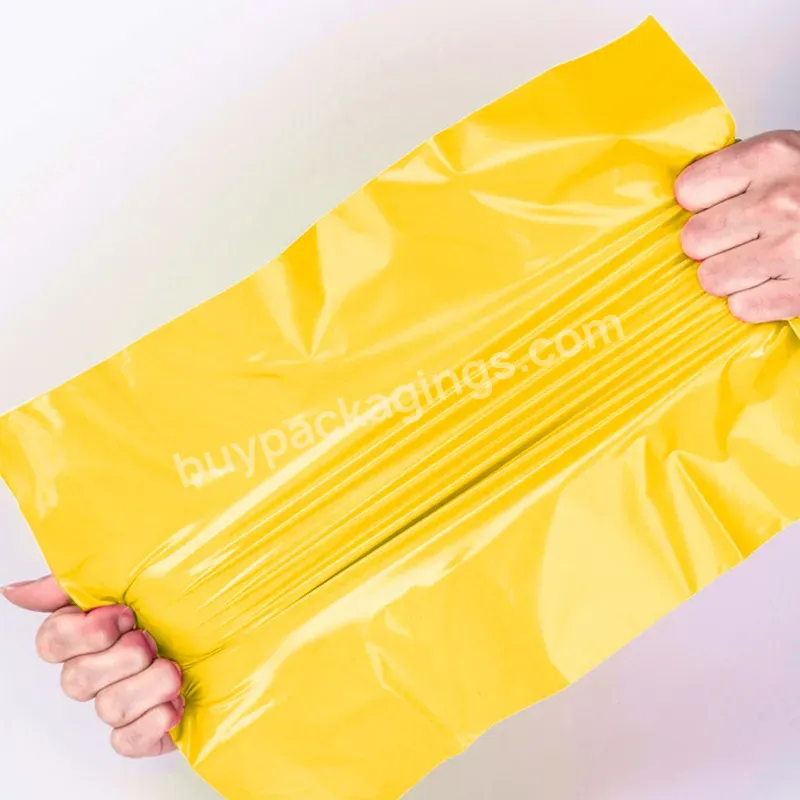 Ready To Ship Wholesale Waterproof Strong Adhesive Yellow Shipping Package Courier Poly Mailer Mailing Bags Plastic Bag