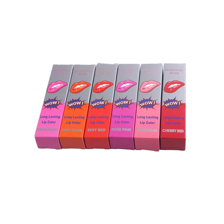 reasonable price gift packaging with tube and logo lip gloss custom boxes