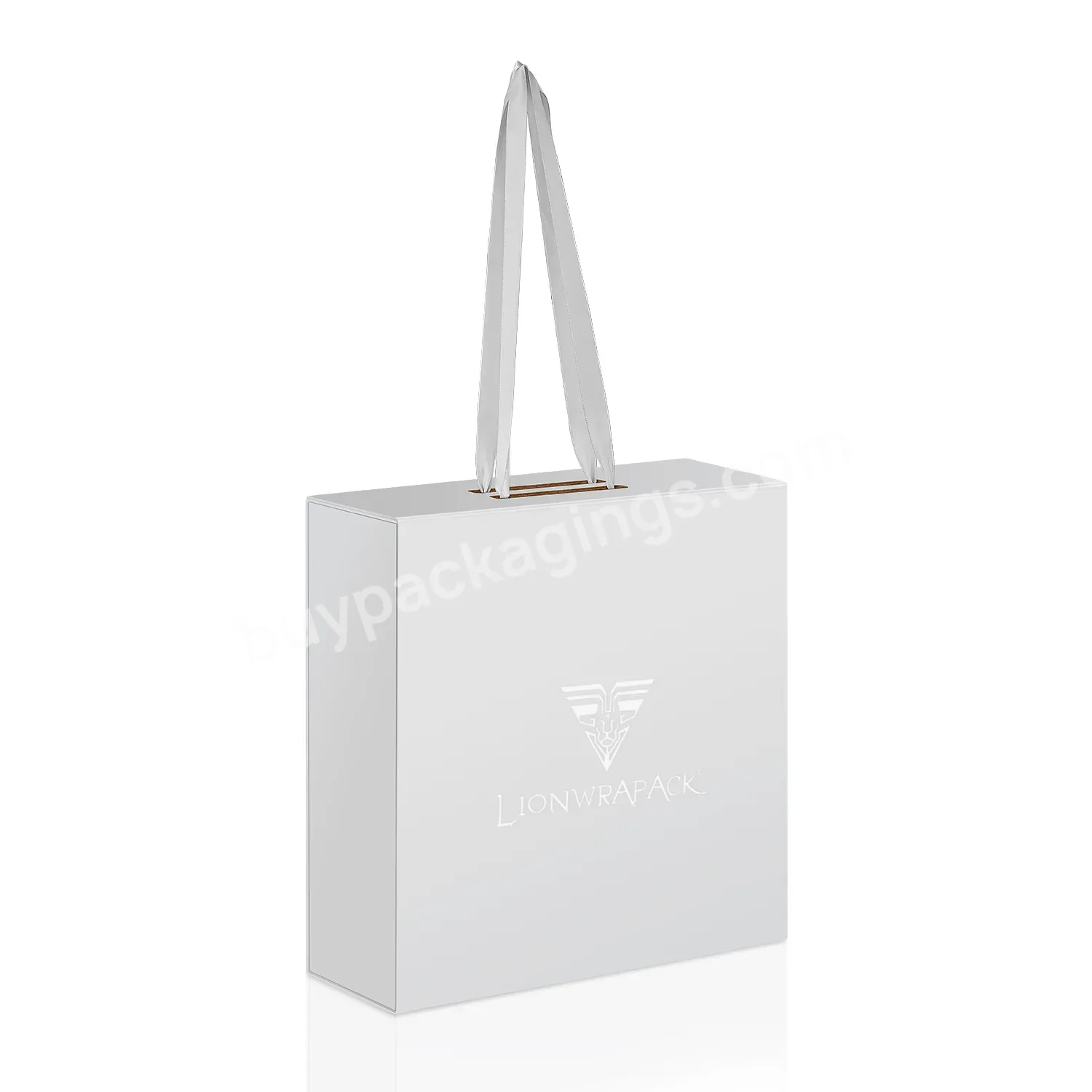 Reasonable Price Paper Custom Logo Printed 3m Gift Cardboard Magnet Folding Box With Ribbon Wedding Gift Box Packaging