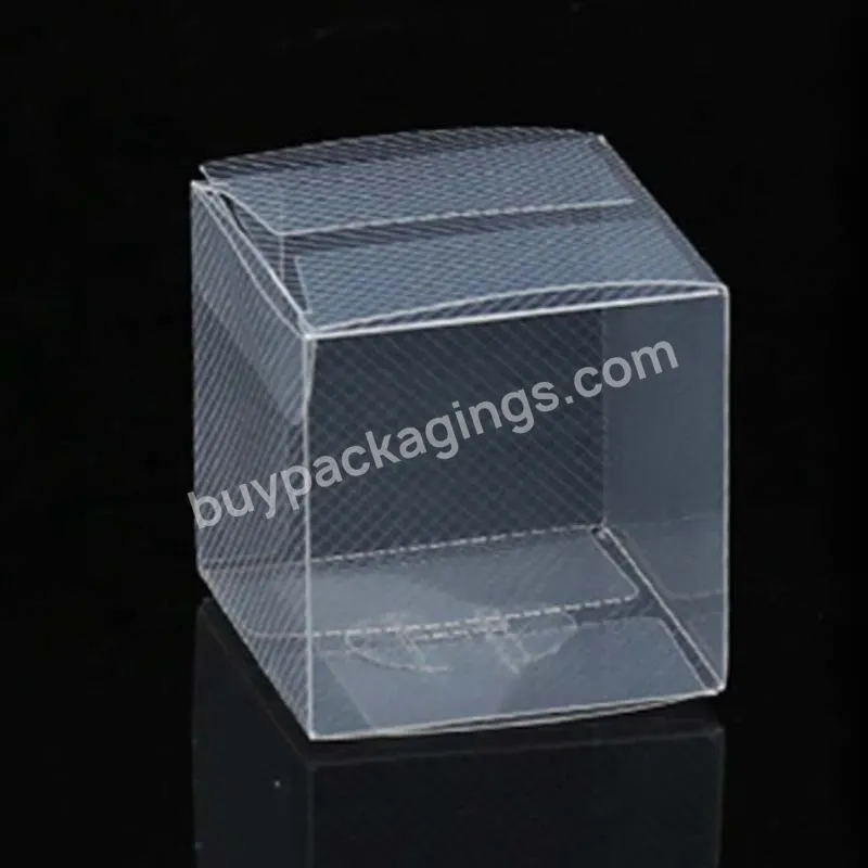 Rectangle Clear Plastic Pvc Packaging Boxes Transparent Soap Candy Diy Gift Packing Boxes For Jewelry Storage Display Reuse Box