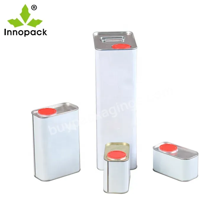 Rectangular Metal Tin Cans Empty Can With Best Quality Reliable And Cheap For Paint For Wholesale