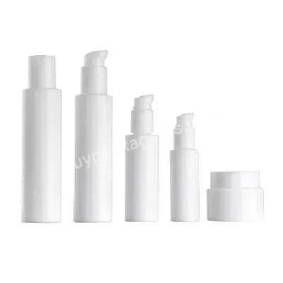 Recyclable Bottles Cosmetics Skincare Packaging Opal Glass Bottle Container