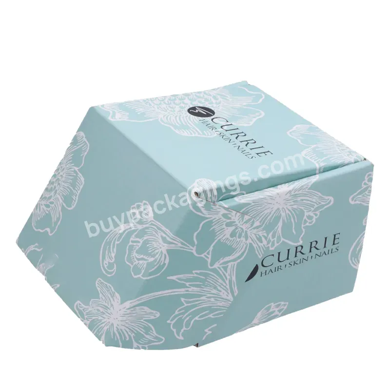 Recyclable Corrugated Paper Box Black Shipping Boxes Custom Logo Boxes