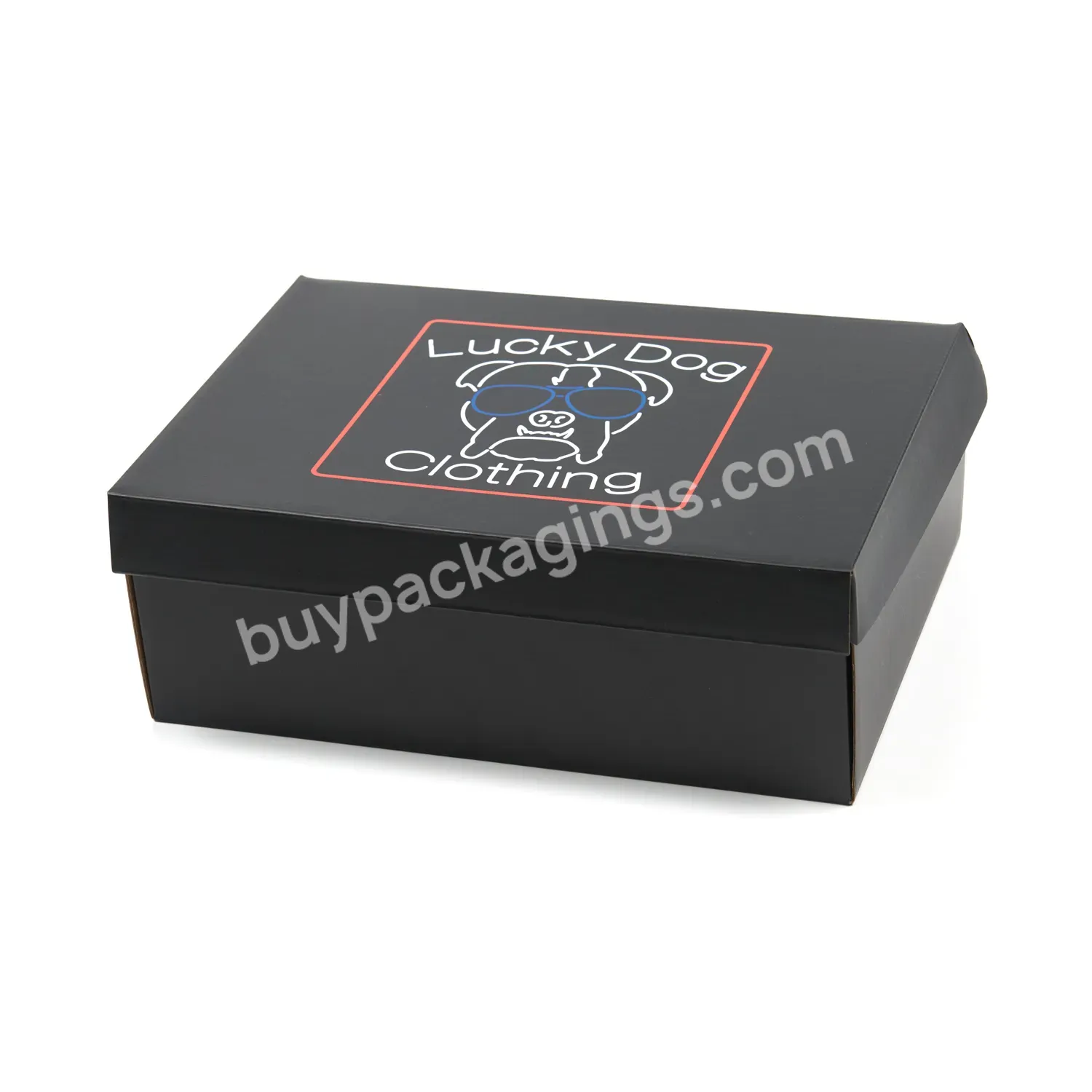 Recyclable Corrugated Paper Brown Shoe Packaging Box For Gift Packaging Kraft Paper Shipping Mailer Box