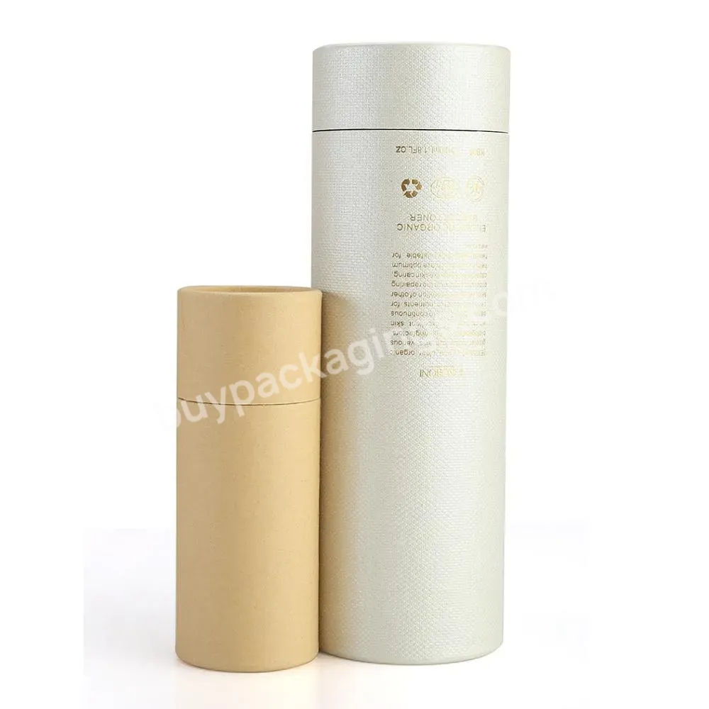 Recyclable Custom China Oem Factory Print With Your Logo Cardpaper Mailer Tube Printing Box Packaging For Tea