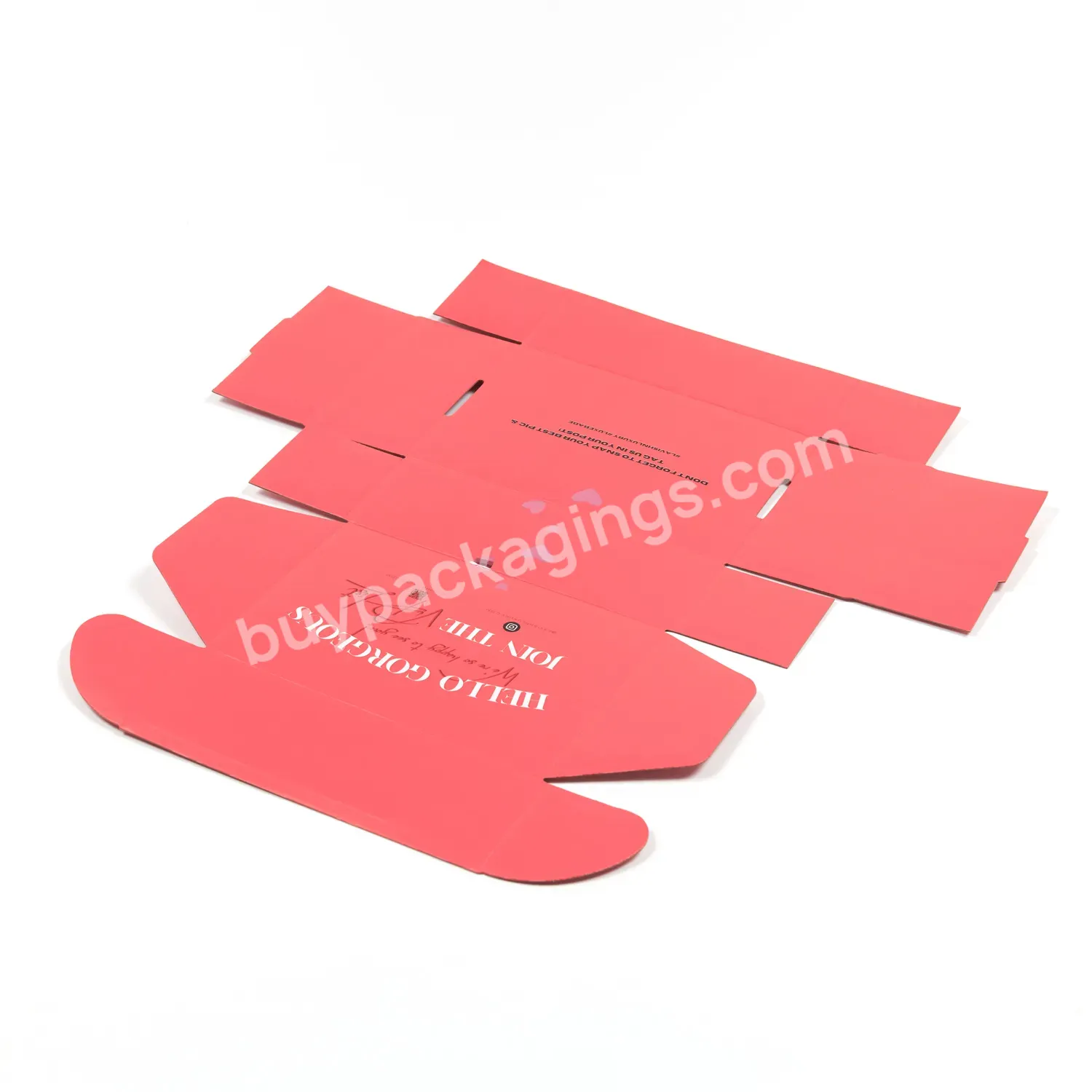 Recyclable Custom Logo Luxury Corrugated Cardboard Packaging For Hair Wig Packaging