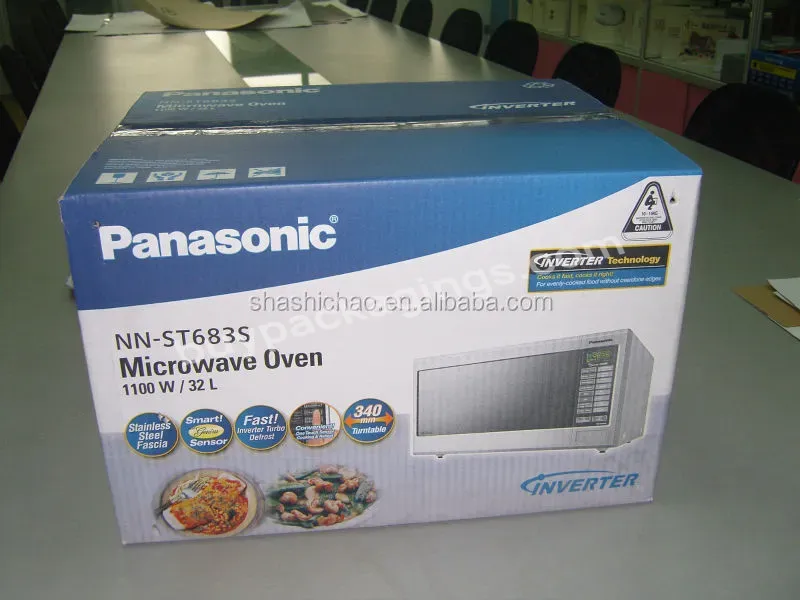 Recyclable Feature And Home Appliance Industrial Use Corrugated Box,Microwave Oven Box