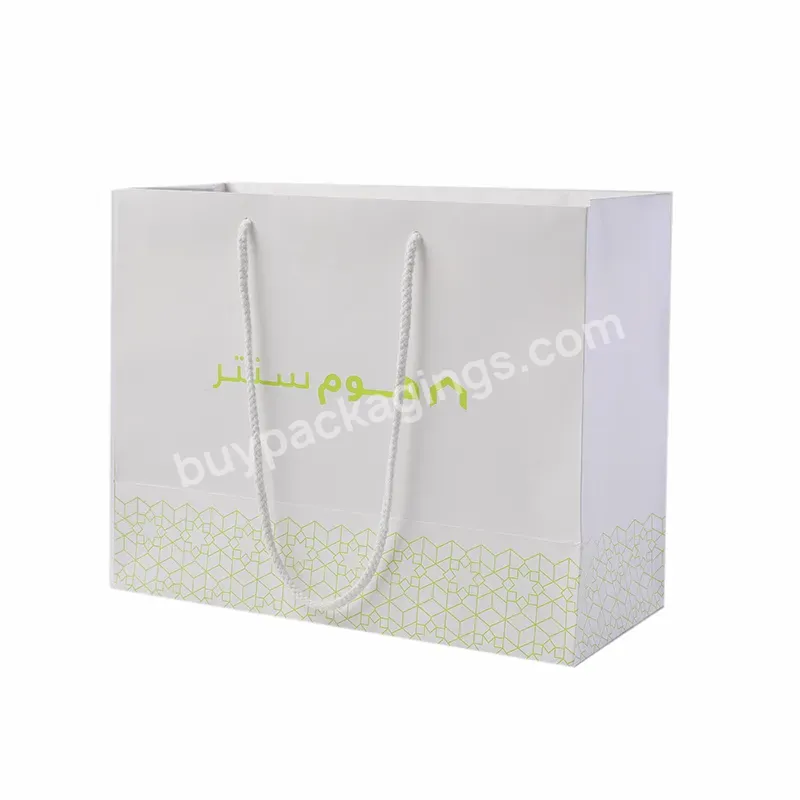 Recyclable Hot Sale Best Gift Paper Bag Cute Thank You Paper Bag With Logo Print