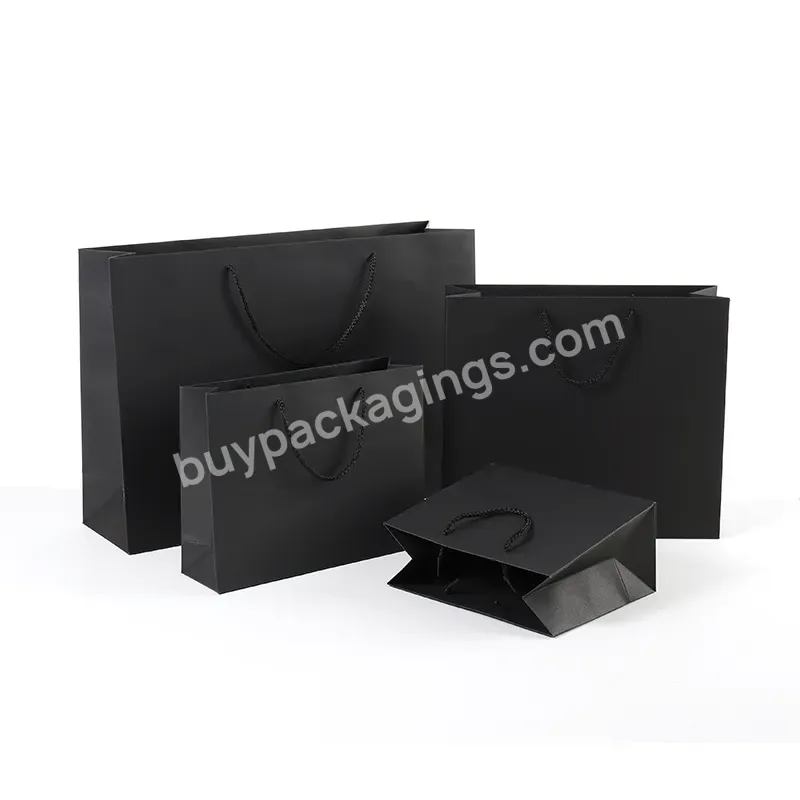 Recyclable Kraft Gift Paper Bag With Your Own Logo Custom Shopping Paper Bag With Handle//