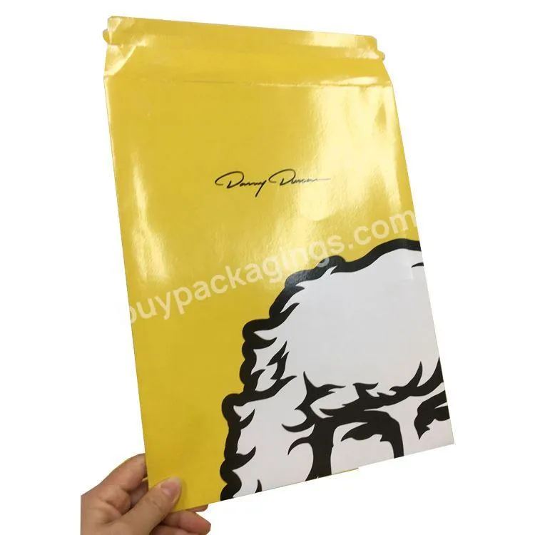 Recyclable kraft paper envelope packaging for t-shirt Retail custom boxes with logo for apparel
