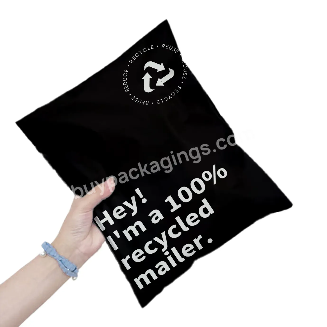 Recyclable Packing Materials Mail Packaging Bags Poly Mailer Custom Logo Plastic Shipping Bags