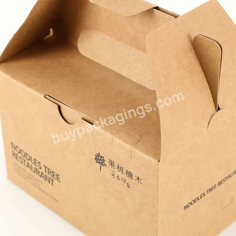 Recyclable Paper Customized Food Boxes Take Away Food Boxes Takeaway Packaging