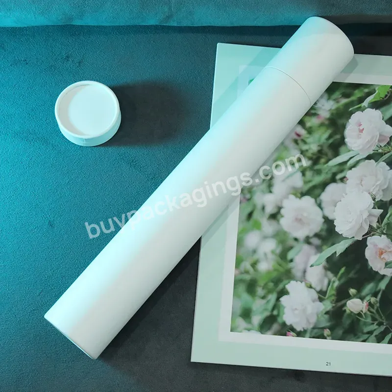 Recyclable Paper Tube Packaging For Natural Deodorant Kraft Cardboard White Paper Tube