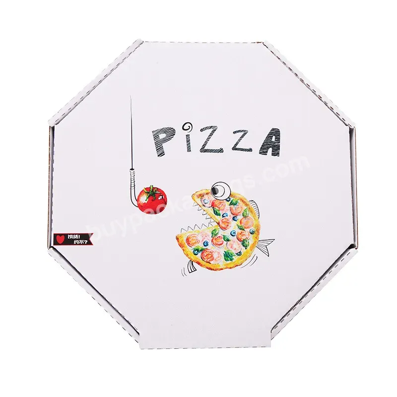 Recyclable Price Customized Logo Colorful Octagon Pizza Paper Corrugated Box