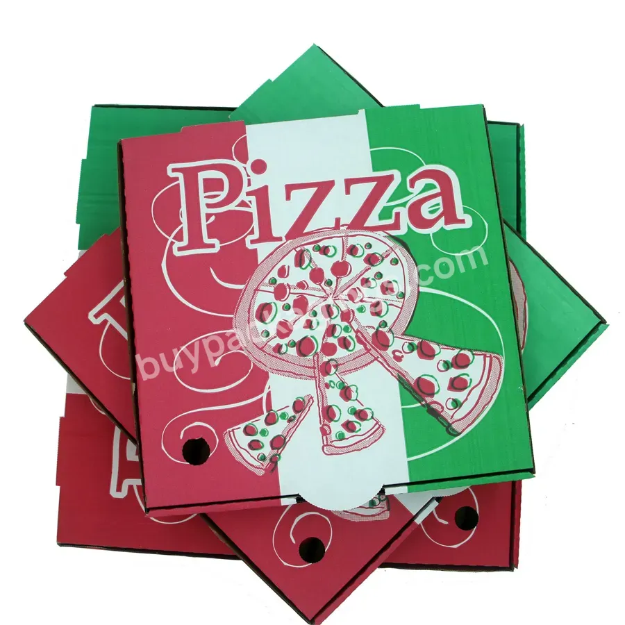 Recyclable Price Customized Logo Colorful Pizza Paper Corrugated Box