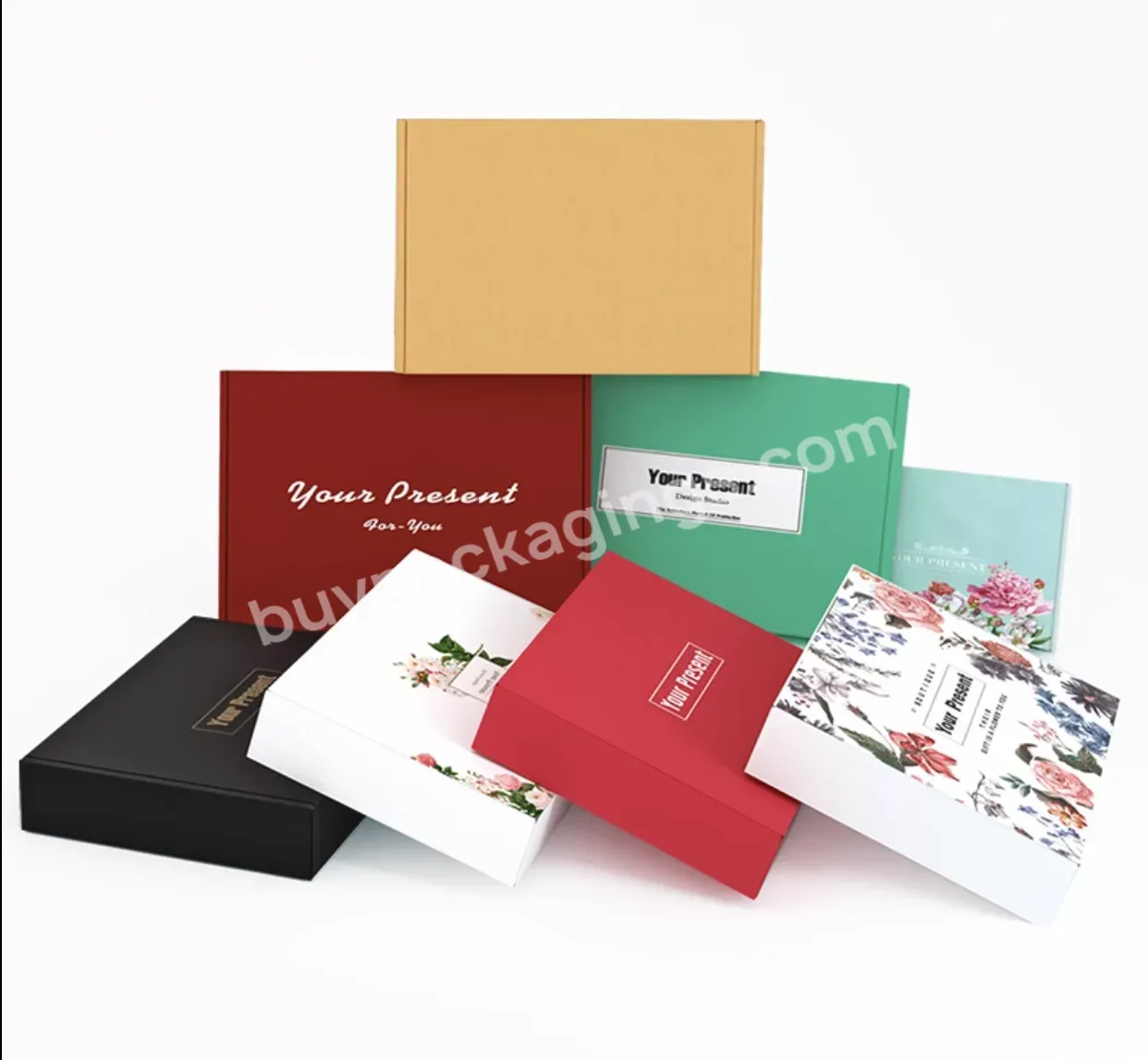 Recyclable Shipping Paper Boxes Custom Logo Corrugated Box For Shipping