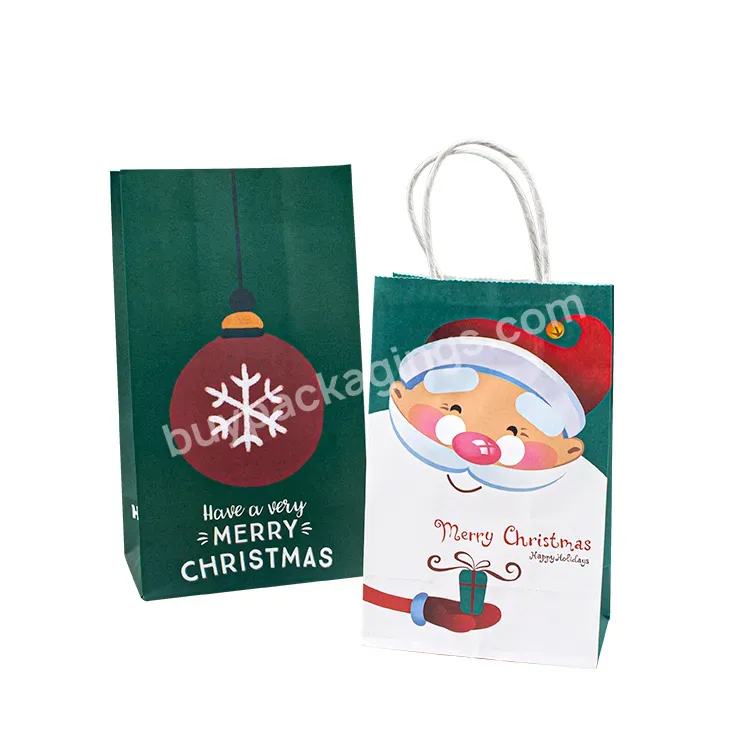 Recyclable Sos Brown Kraft Paper Bag With Your Own Logo
