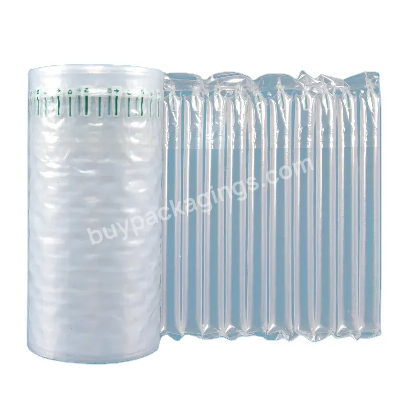 Recyclable Strong Inflatable Wrap Pack Bubble Bag Air Column Bag Protective Package For Wine Packaging Material