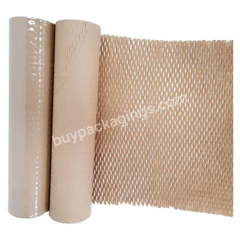 Recyclable Wrapping Cushioning Packaging Kraft Paper Honeycomb Paper Crafts