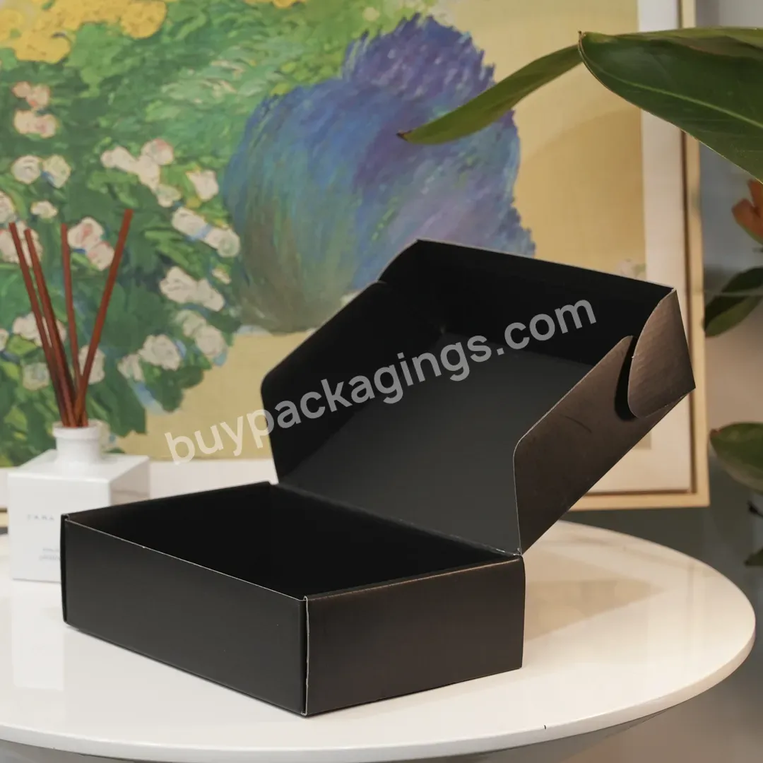 Recycle Custom Box Corrugated Cardboard Shipping Mailing Clothing Packaging Colorful