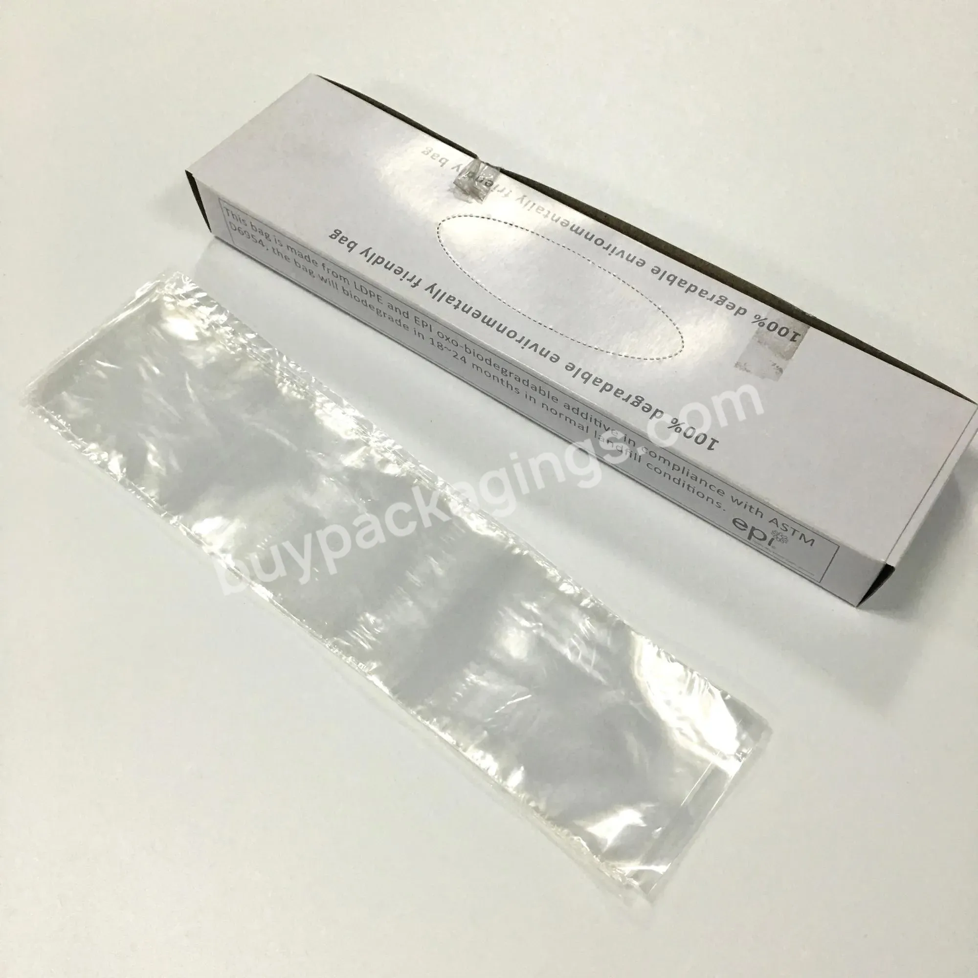 Recycle Ldpe+epi Compostable Plastic Bag For Packaging Cellophane Plastic Bag