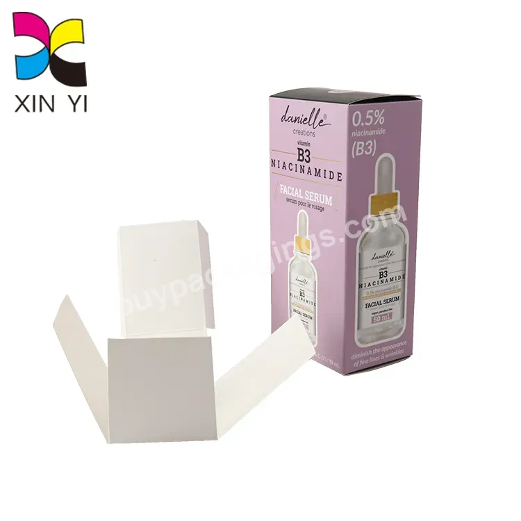 Recycle Oem Logo Uv Printing Glossy Lamination Paper Box Packaging Lash Paperbox