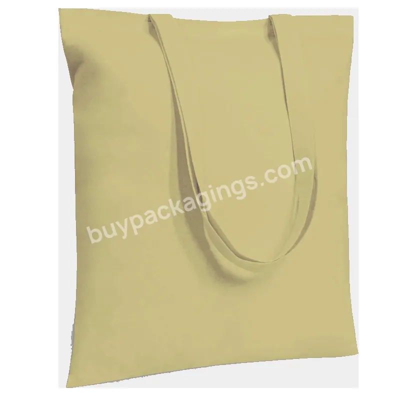 Recycle Organic 100% Plain Cotton Shopping Bag Reusable Cotton Canvas Tote Bags With Custom Printed Logo