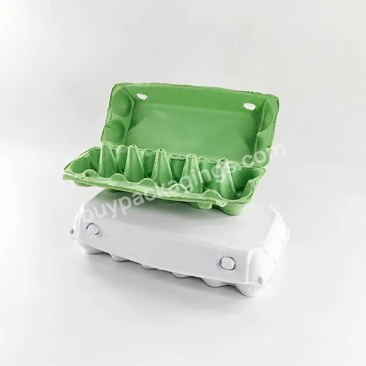Recycle Retail Manufacturer New Promotion Food Packaging Pulp Box Egg Cartons For Chicken Egg