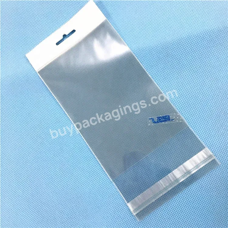 Recycle Self Adhesive Plastic Packing Clear Opp Plastic Bag