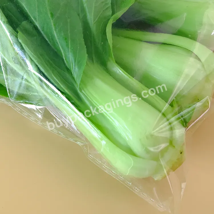 Recycled Anti Fog Vegetable Bag Transparent Plain Small Self Adhesive Film Printing Bopp Bag