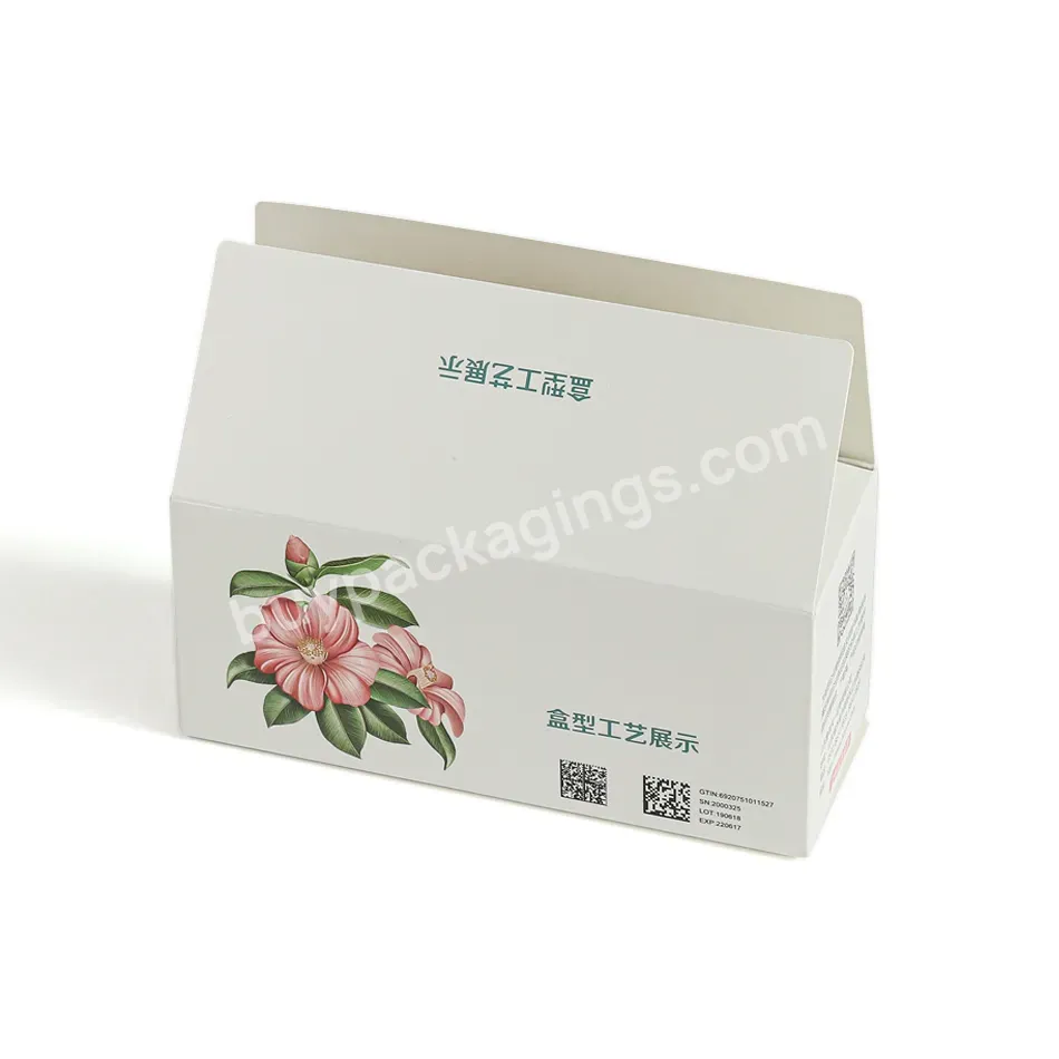 Recycled Biodegradable Envelope Soap Cosmetic Medicine White Cardboard Carton Packaging Paper Wrap Box Bag