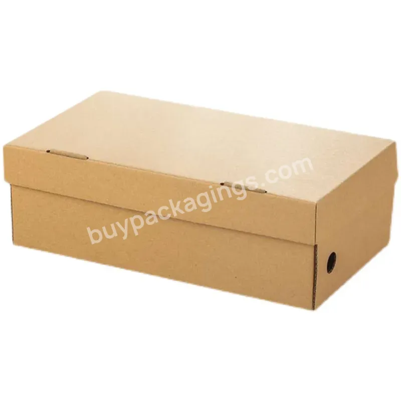Recycled Cardboard Gift Paper Corrugated Shipping Boxes Kraft Packaging Mailer Box For Clothing Shoe Box