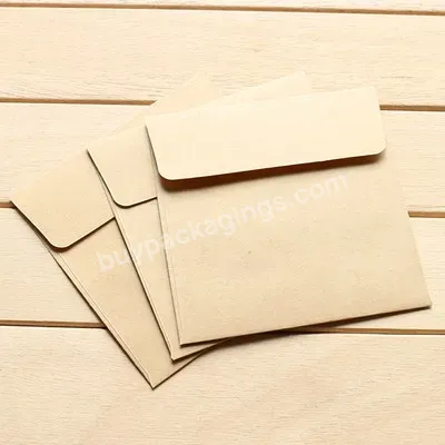 Recycled Cardboard Kraft Paper Envelope/2020 Hot New Small Size Kraft Paper Envelopes Made In China