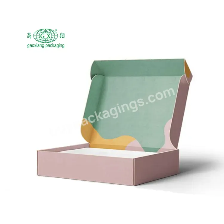 Recycled Folding Corrugated Cardboard Printing Shipping Boxes Craft Gift Kraft Packaging Custom Logo Mailer Packing Paper Boxes