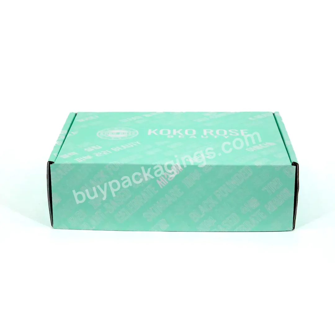 Recycled Luxury Custom Logo Small Tuck Top Mailing Subscription Packaging Boxes Skin Care Set Cosmetic Gift Shipping Box