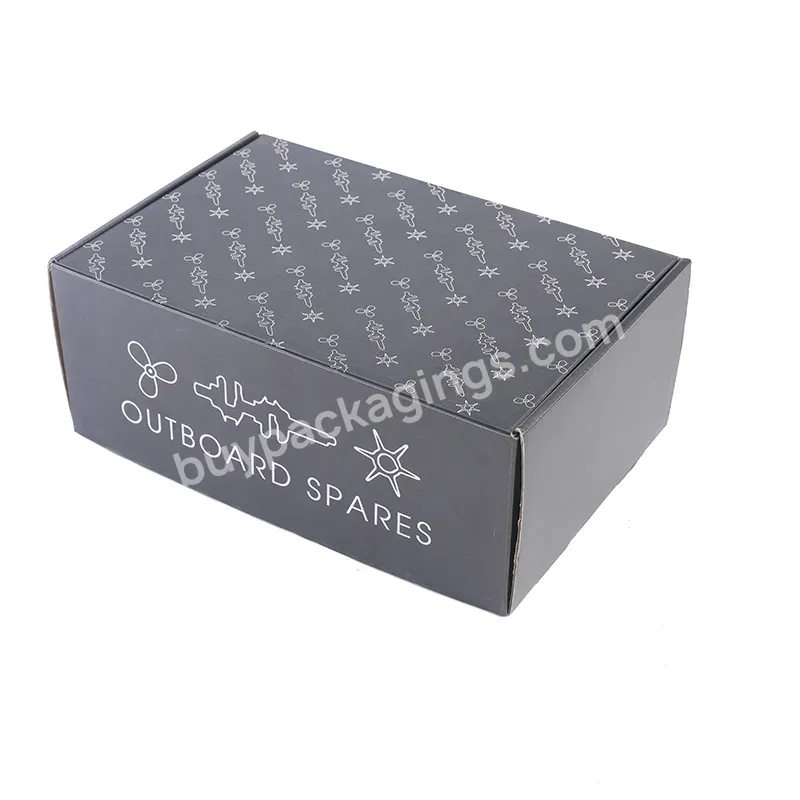 Recycled Material Cheap Black Brown Kraft Cardboard Shipping Paper Box
