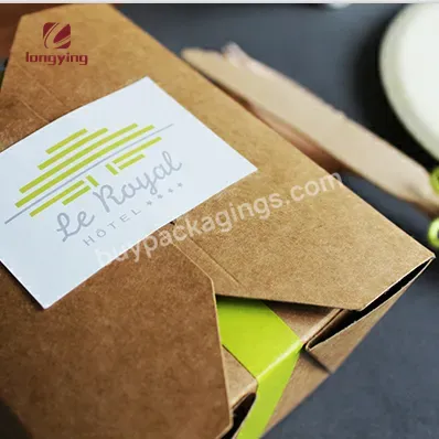 Recycled Paper Kraft Package Food Grade With Handle Take Away Box For Sandwich /burger /cake Breakfast Packaging Boxes