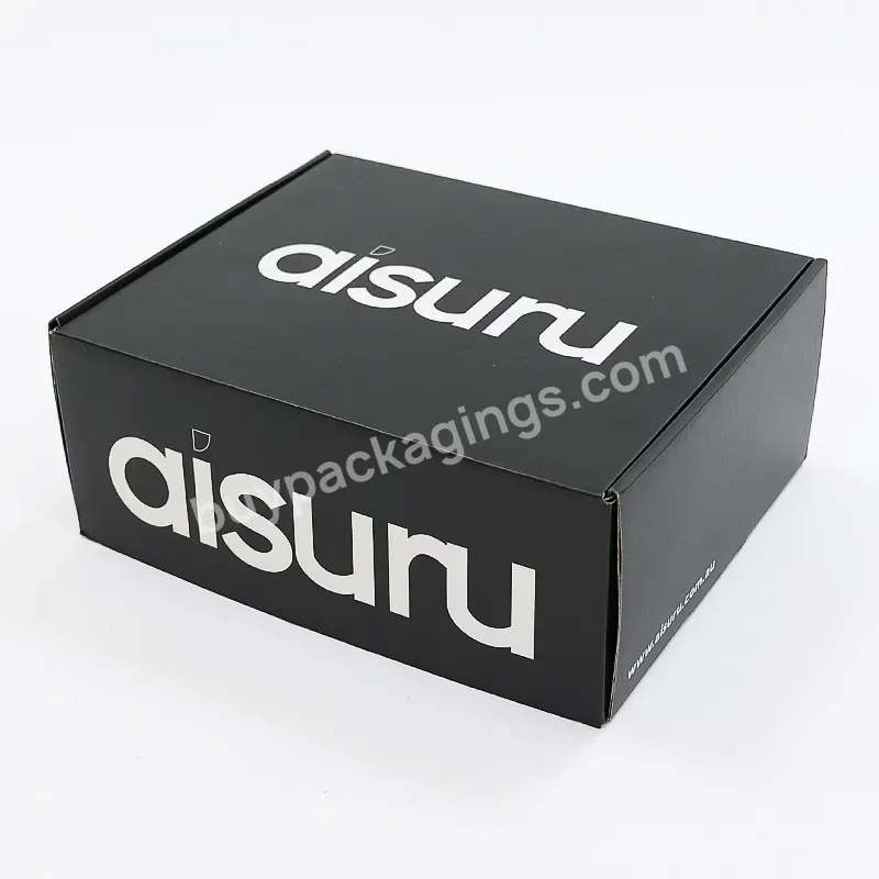 Recycled Perfect For Party Wedding And Shoe Packaging Black Gift Kraft Cardboard Paper Boxes