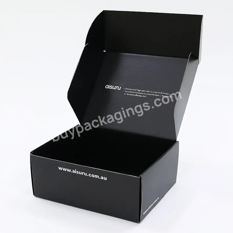 Recycled Perfect For Party Wedding And Shoe Packaging Black Gift Kraft Cardboard Paper Boxes