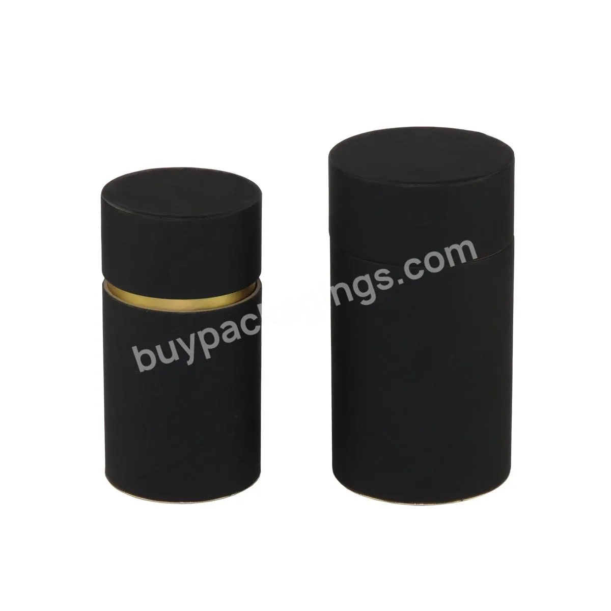 reed diffuser bottle paper tube cosmetic packaging new style black round perfume cylinder gift box