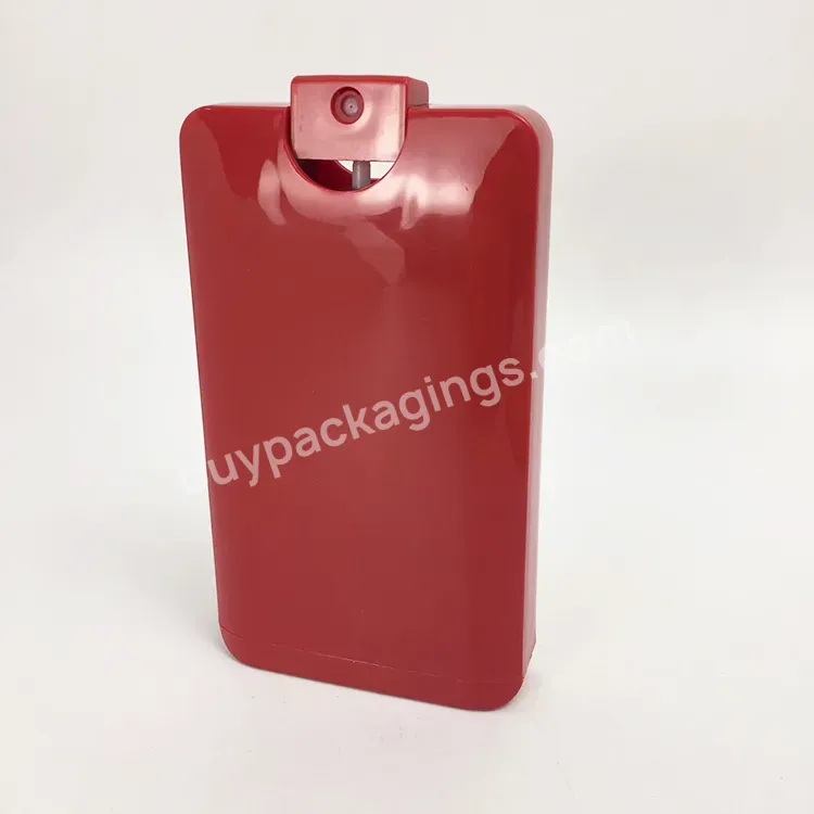 Refillable 45ml Flat Credit Card Perfume Atomizer Bottle Red Yellow Blue